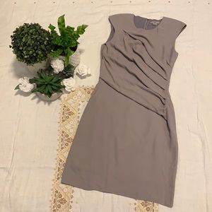 Helmut Lang Gray Twisted Dress